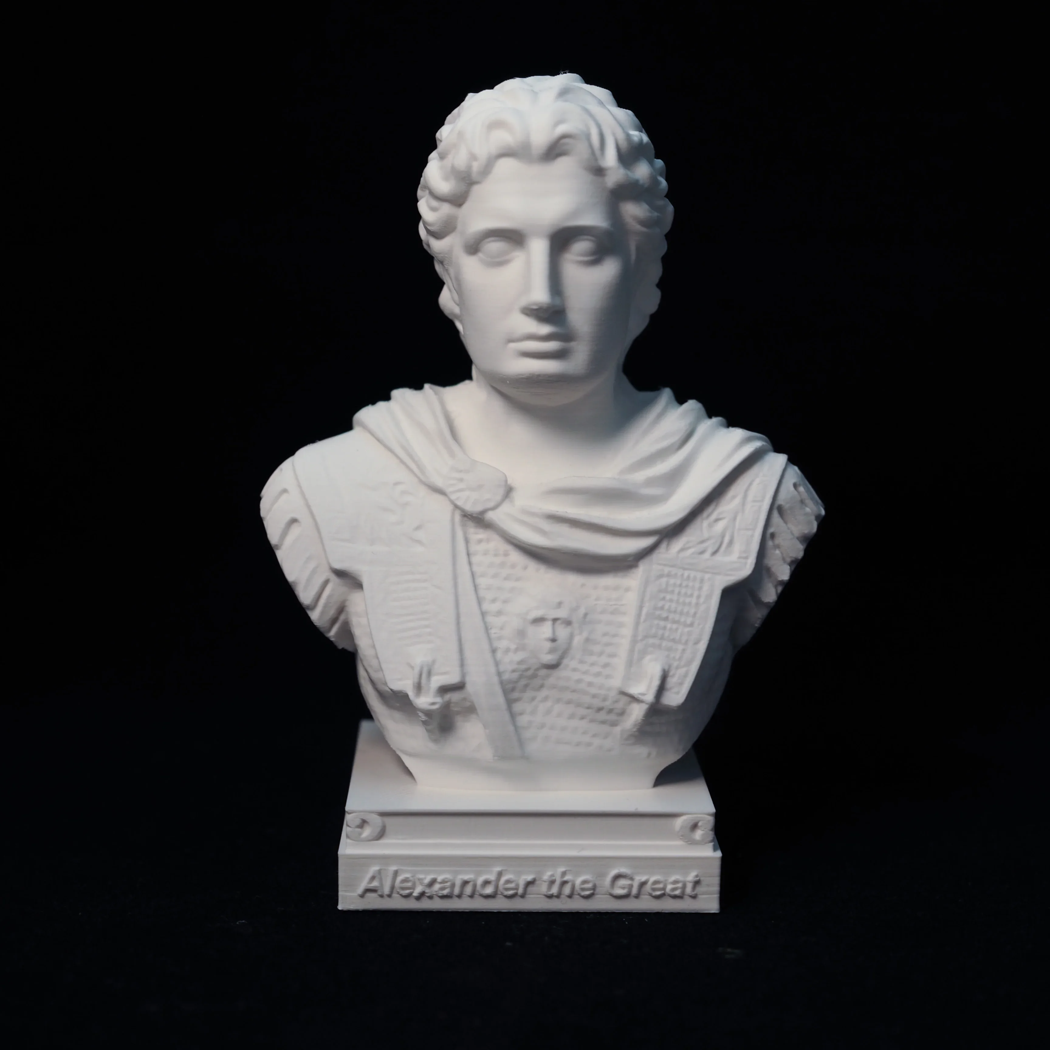 Alexander ornaments statue model ornaments bust crafts great man portrait desk desk, 3D printing PLA plastic materia