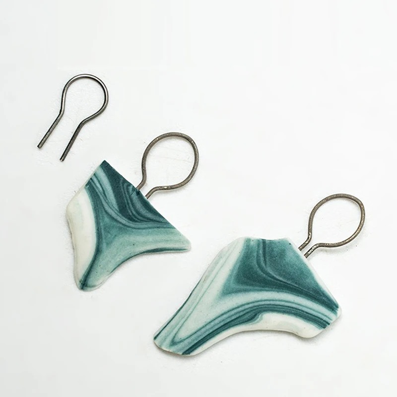 

Ornament 50/100pcs High Temperature Resistance Tungsten Wire Hanging Firing Hook Jump Rings Pottery Hanger Pottery Hanging Ring