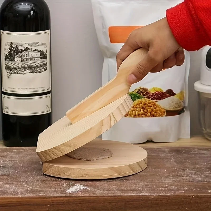 Solid Wood Handmade Dumpling Wrapper Kitchen Dedicated Wrapper Maker Manual Press Dumpling Wrapper Artifact Home