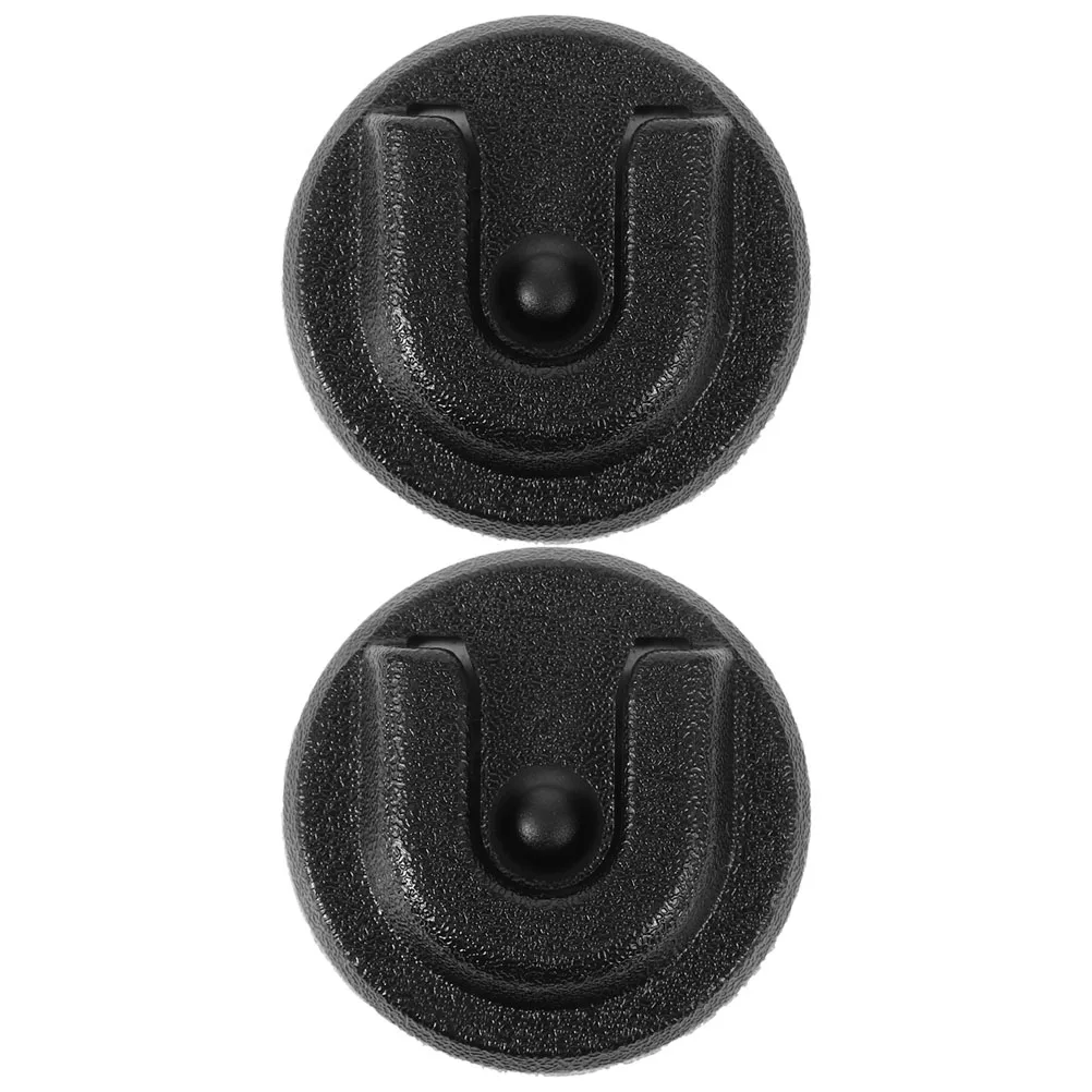 

2pcs Microphone Hook Bracket Handheld Radio Mount Holder Clip PVC CB Hanger Accessories Round Knob Mic Clip Stable Durable