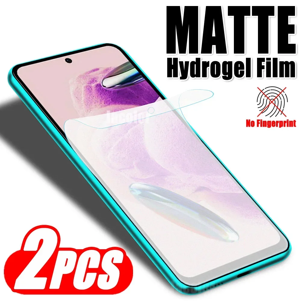 2pcs Soft Matte Screen Protector For Xiaomi Redmi Note 12S 12 S Pro Plus 4G 5G 12Pro Note12 Note12Pro Full Curved Hydrogel Film