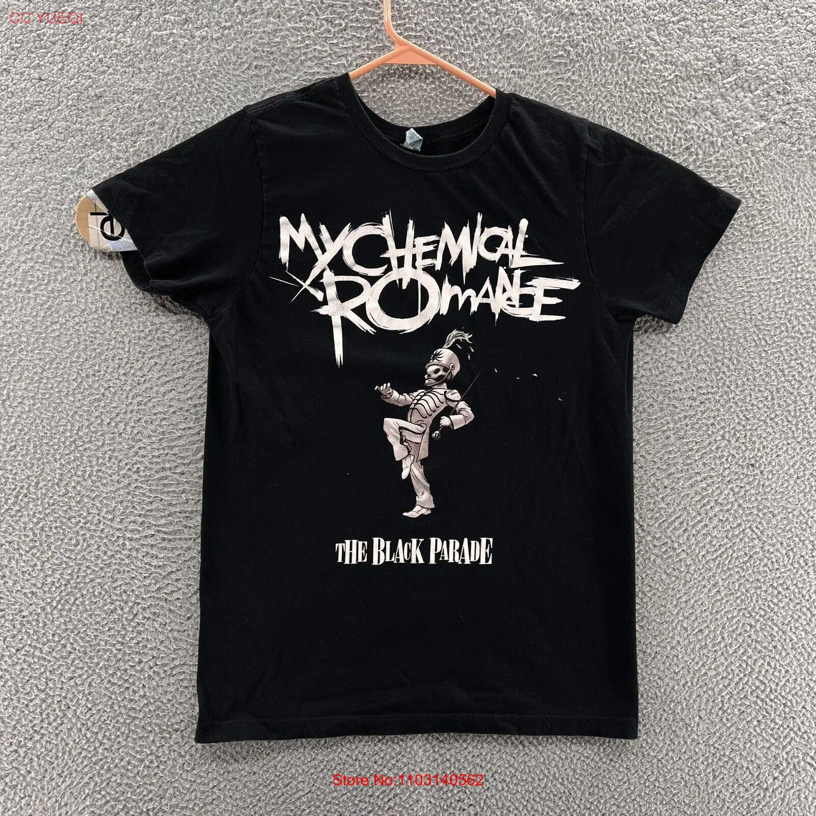 

ВИНТАЖНАЯ футболка My Chemical Romance, мужская средняя черная парадная панк-группа в стиле гранж Y2K