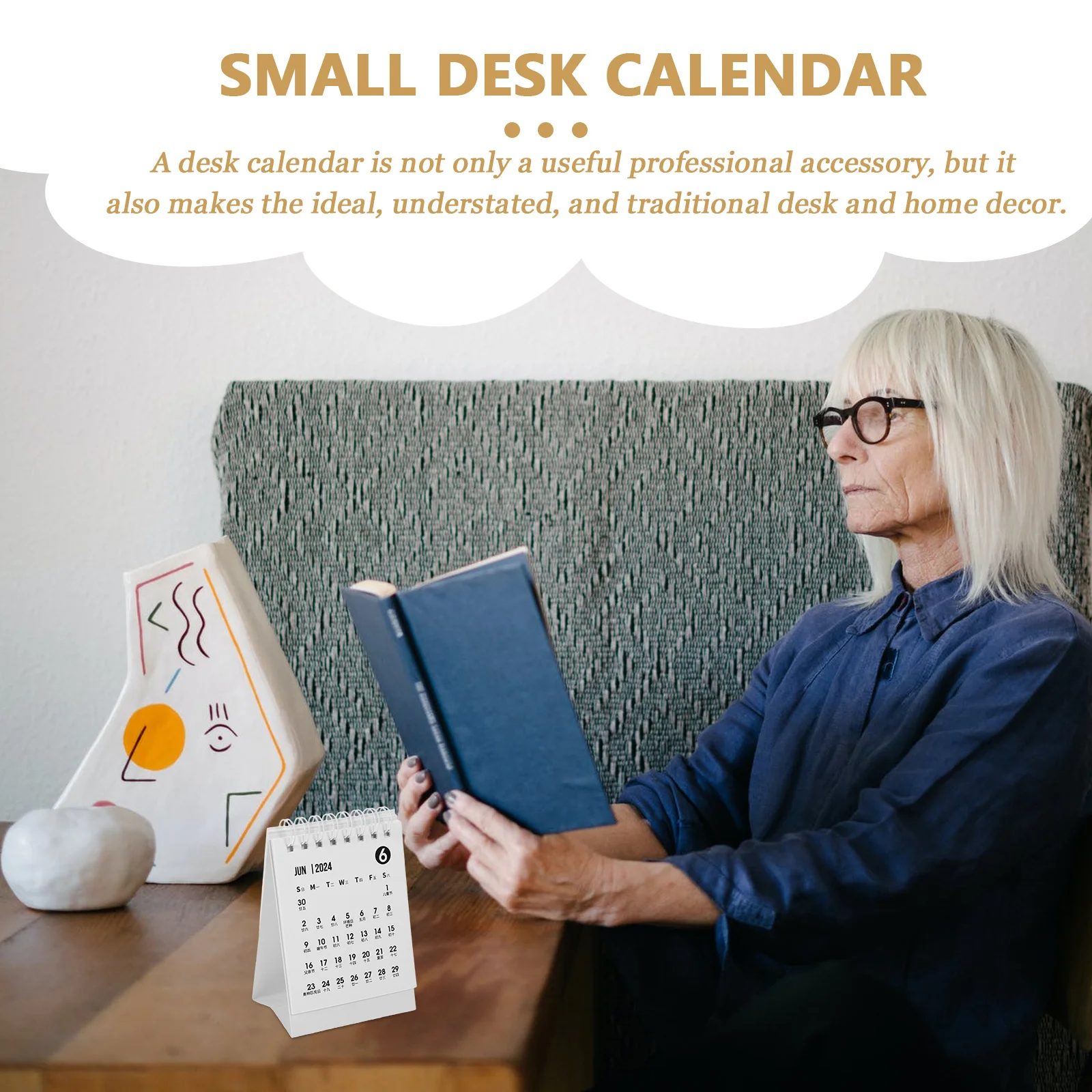 

Маленький мини-настольный календарь 2024, складной стоячий офисный стол, ежедневник, календарь для дома, декоративное украшение для рабочего стола