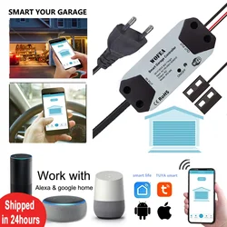 Wofea commutateur WiFi contrôleur d'ouverture de porte de Garage intelligent fonctionne avec Alexa Echo Google Home SmartLife/Tuya APP contrôle aucun Hub requis