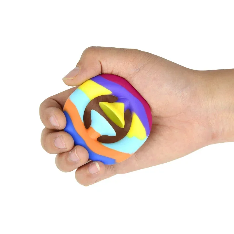 Silicone Snapper Fidget Toy Suction Cup Squeeze Grip Finger Exerciser Stress Relief Anti-Anxiety Sensory Toys for Adults