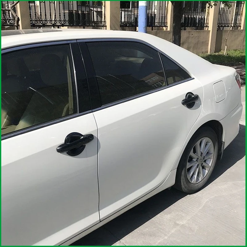 

Car Styling Accessories DOOR HANDLE BOWL COVER CAP STICKER TRIM MOLDING For Toyota Camry 2012-2016 V50 V55 Sedan
