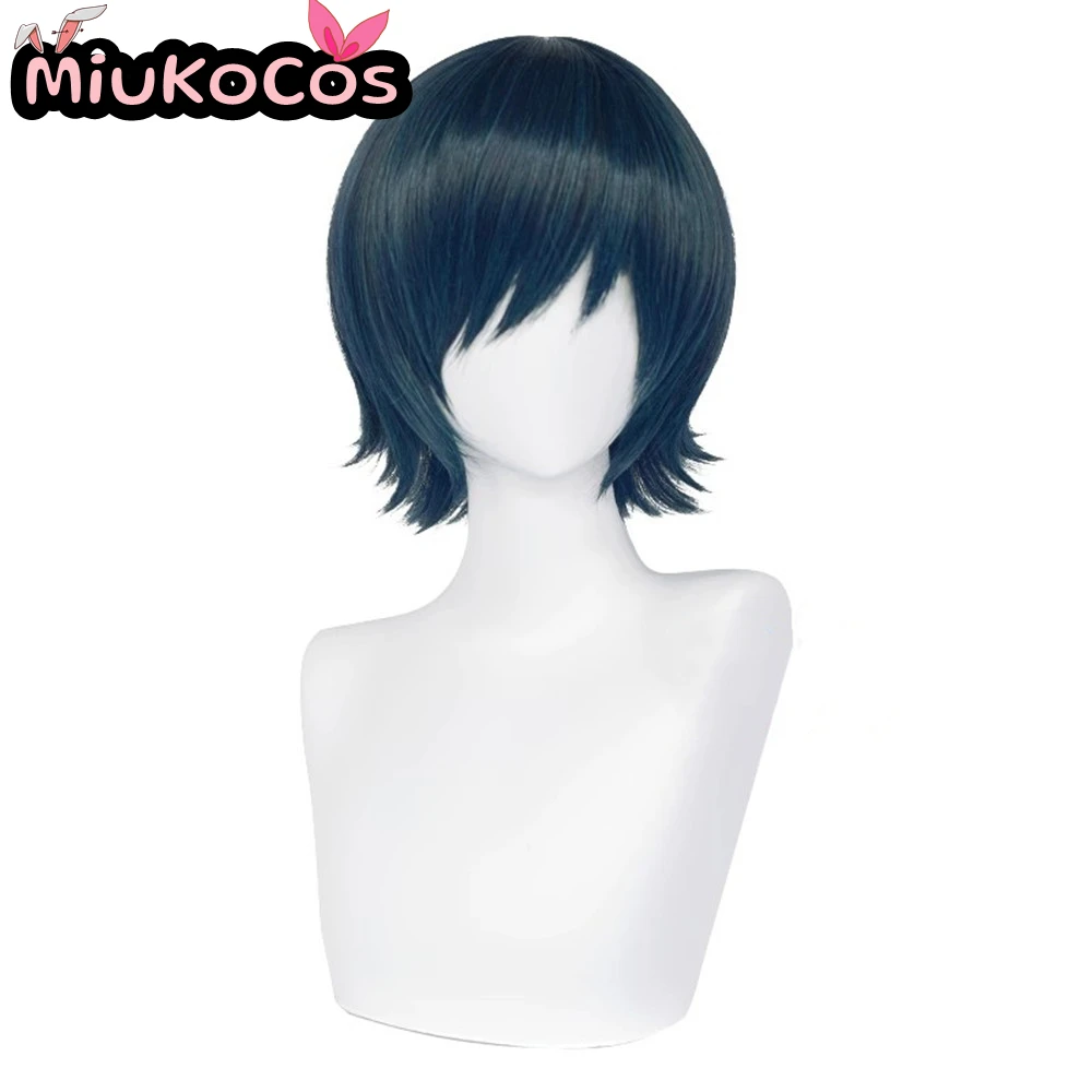 EN STOCK Peluca de cosplay Himeno con máscara para ojos MiukoCosplay Anime Cyberpunk: Edgerunners Cosplay