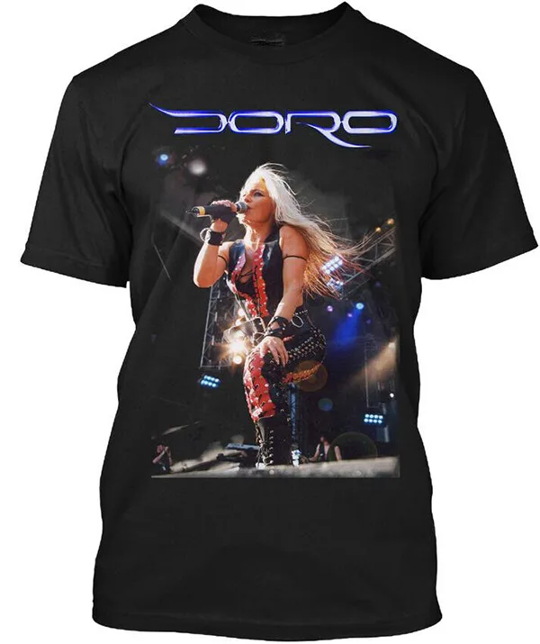 

Vintage Doro Live In Concert Heavy Cotton Black Full Size Unisex Shirt