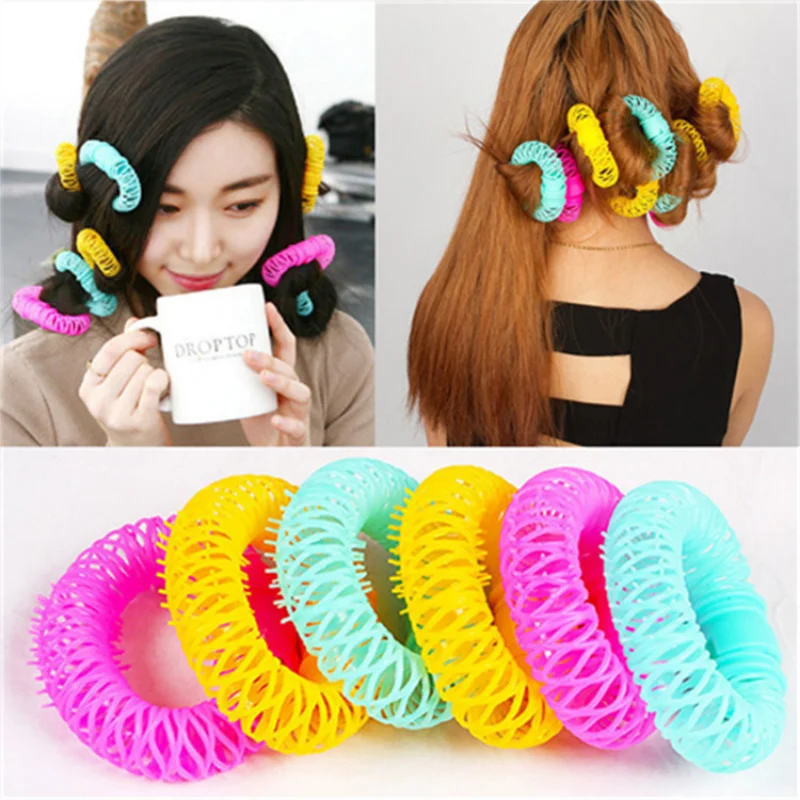 Hair Curler Hair Donuts Hair Styling Roller Hairdresser Bendy Curls No Heat Spiral Curls DIY Tool for Women Hair Accessories