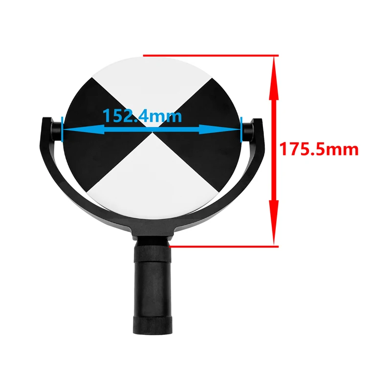 

6 Inch Adjustable Tilting Target Scanner For Faro Laser tracker 155mm Target Black and White