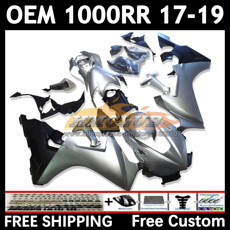 OEM Body For HONDA CBR 1000RR 1000 CBR1000 RR CC 79No.76 CBR1000RR 17 18 19 1000CC 2017 2018 2019 Injection gloss silver Fairing