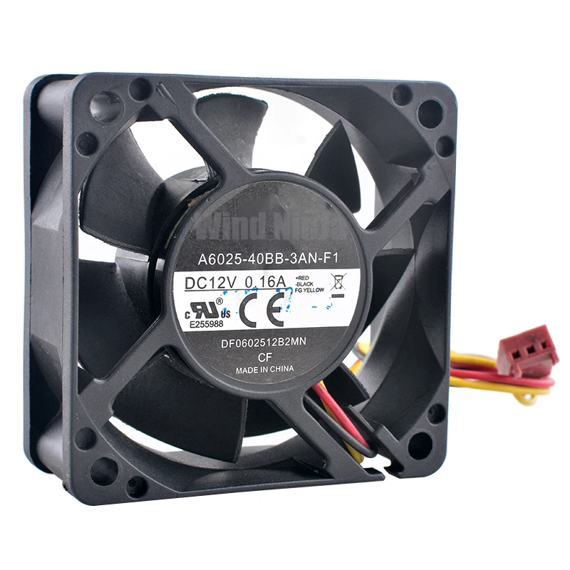 DF0602512B2MN 6cm 60mm fan 60x60x25mm DC12V 0.16A 3pin Quiet cooling fan for chassis CPU power supply