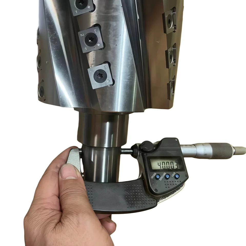 Spiral Cutter Head With Insert Knives For Woodworking Planer And Jointer | Replaceable Carbide Blade Helical Cutter Head