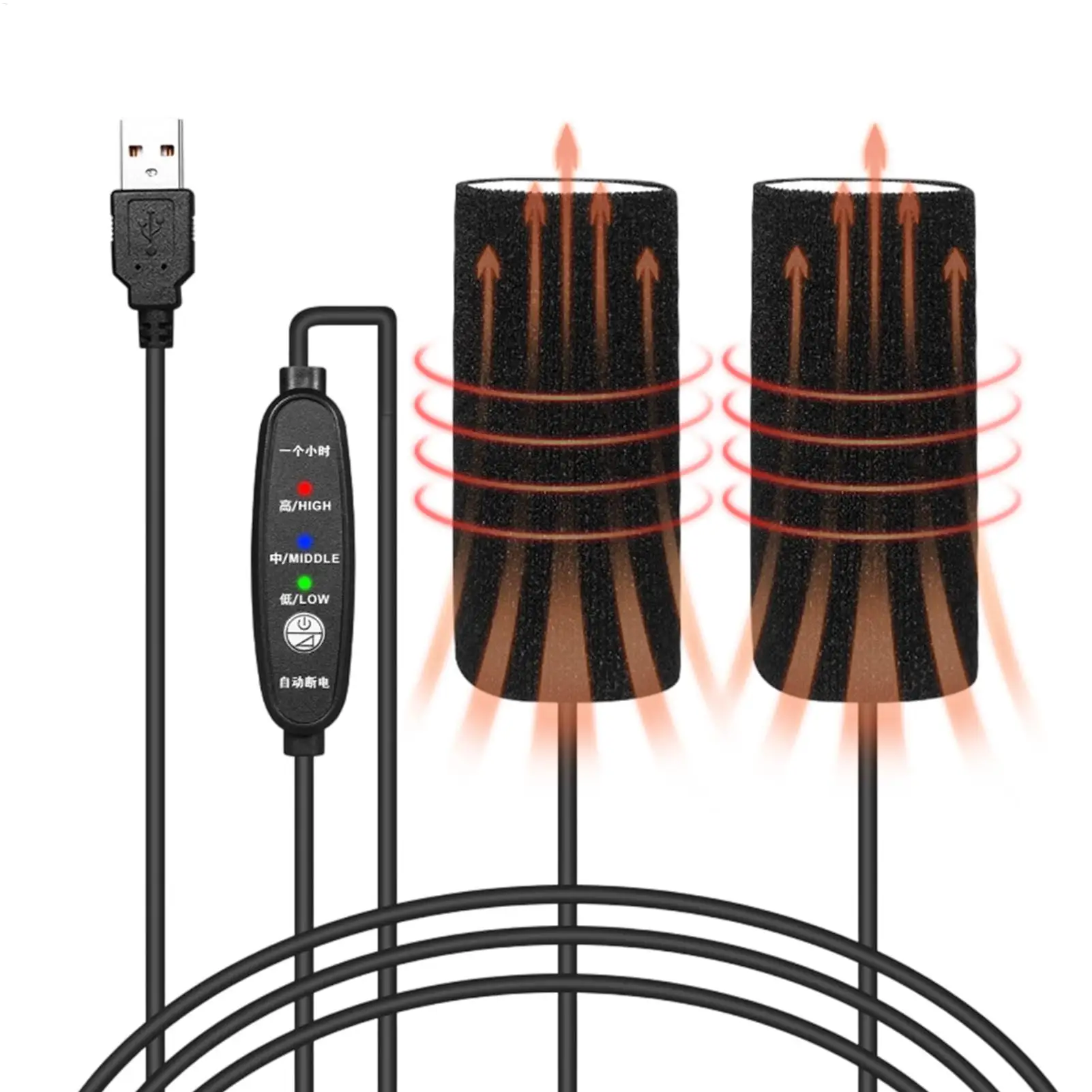 

Мотоциклетные ручки с подогревом, 3-температурный обогреватель с USB-портом, зимний чехол на руль для мужчин и женщин, шоссе, ежедневный туризм, езда на велосипеде на открытом воздухе