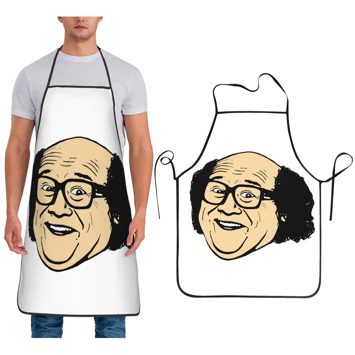 

Фартук Danny Devito 2, шеф-повар, кулинария, кухня, Tablier, водонепроницаемый нагрудник для чистки кухни, передник для женщин и мужчин, садоводство