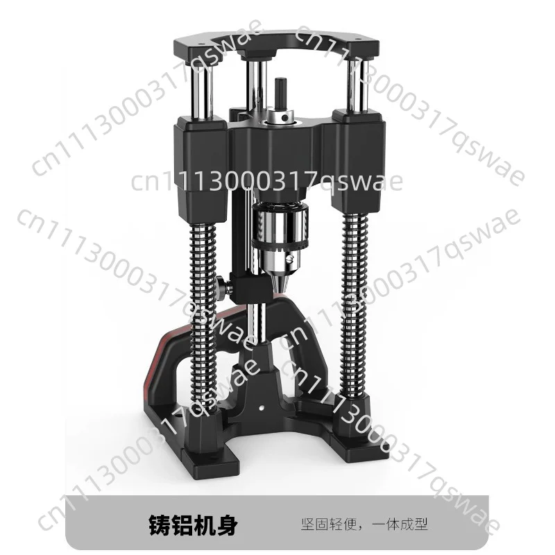 Versatile vertical drilling and tapping guide with graduations