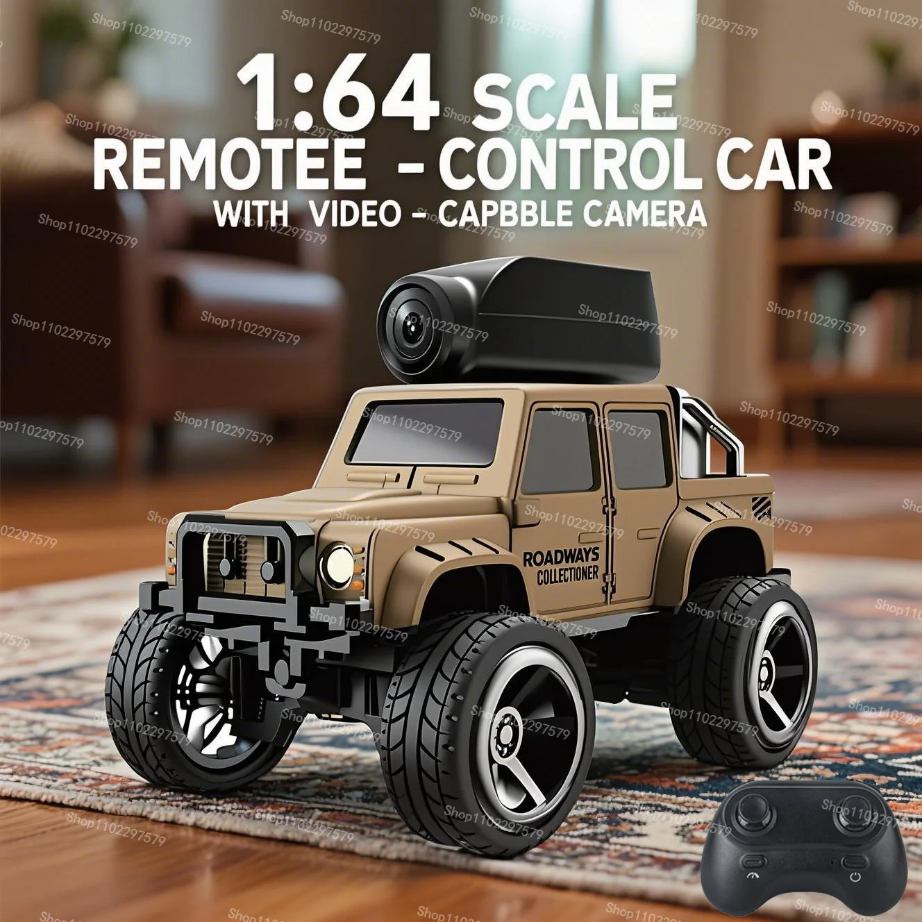 

2025 Новая Kf32 1:64 Мини-RC-машина для бездорожья FPV-видеокамера Wifi APP Control 2.4G 4WD Машина с дистанционным управлением Настольная игрушка для соревнований Подарки