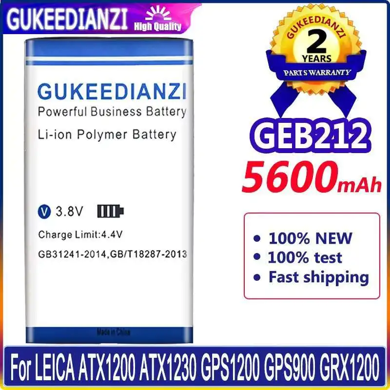 

Аккумулятор тахеометра для Leica GEB212 ATX1200 ATX1230 GPS1200 GPS900 GRX1200, стабильный 5600 мАч