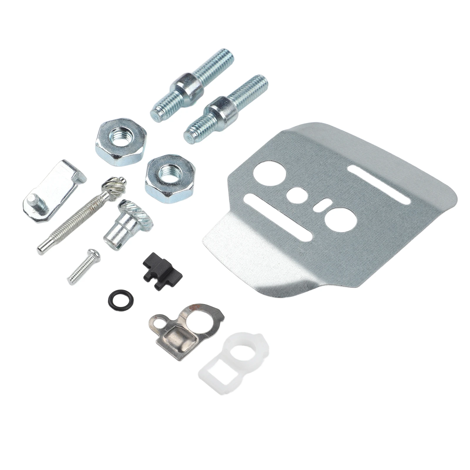 For 044 MS440 046 MS460 Regulator Chain Adjuster Motors PVC Plate Alignment Attachment Nut Secure Stud Tensioner