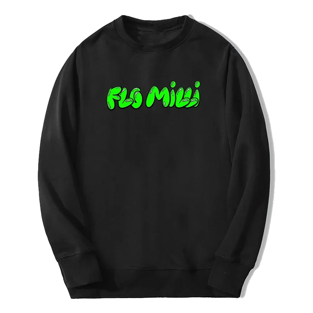 

Flo Milli Merch Hoodie Women Men Crewneck Sweatshirt Streetwear Oversized Long Sleeve Harajuku Pullovers Clothes for Teens