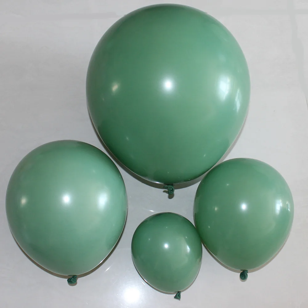 5/10/12/18inch Avocado Green Mint Green Latex Balloons Happy Birthday Party Wedding Baby Shower Balloon Kids Air Balls Globos