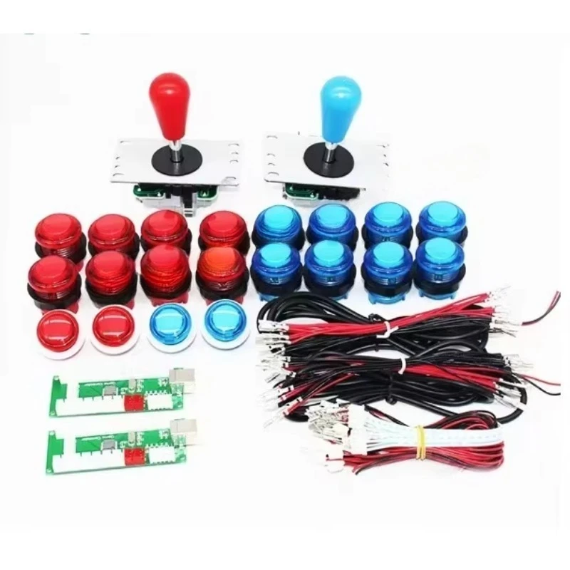 for JY DIY Arcade Game Accessories Kit Zero Latency USB Encoder 4/8 Way Button Joystick Model DIY 01 Game Room