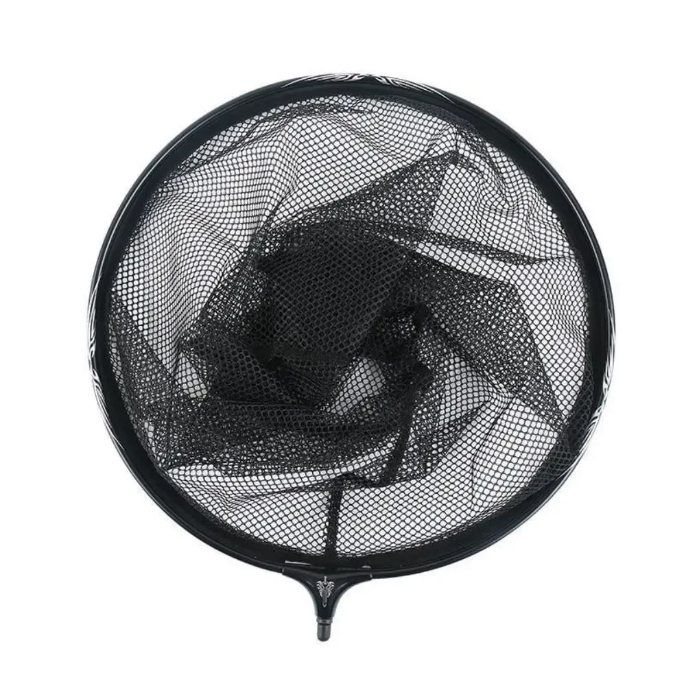 New Nano Mesh Fabric Fishing Net Head Anti-hook Deepening Fishing Folding Mesh Black Fishing Tool Accessories