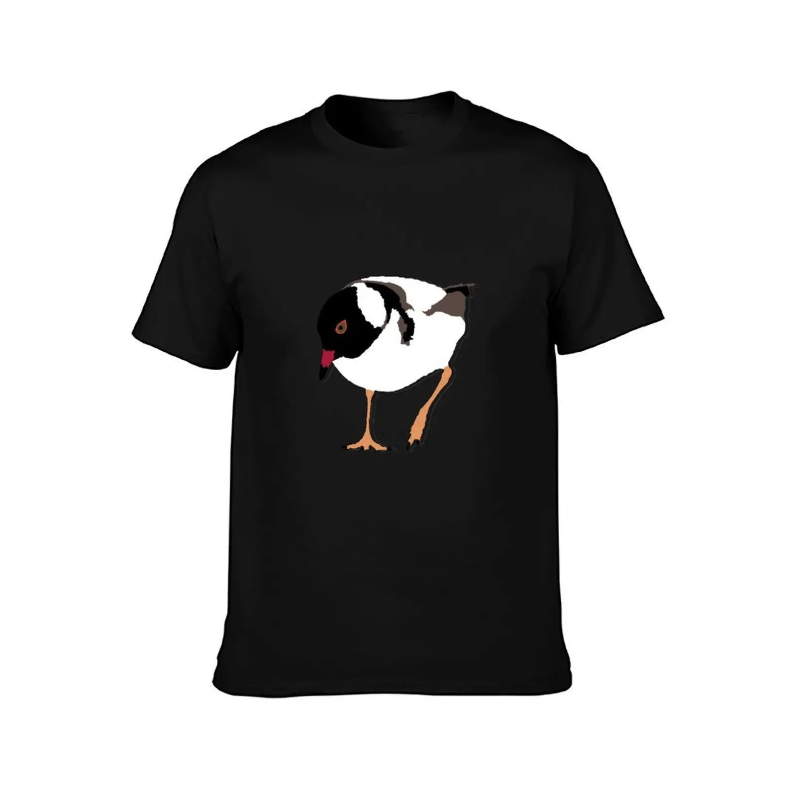 Hooded Plover T-Shirt Casual Loose Fit Short Sleeve T-Shirt