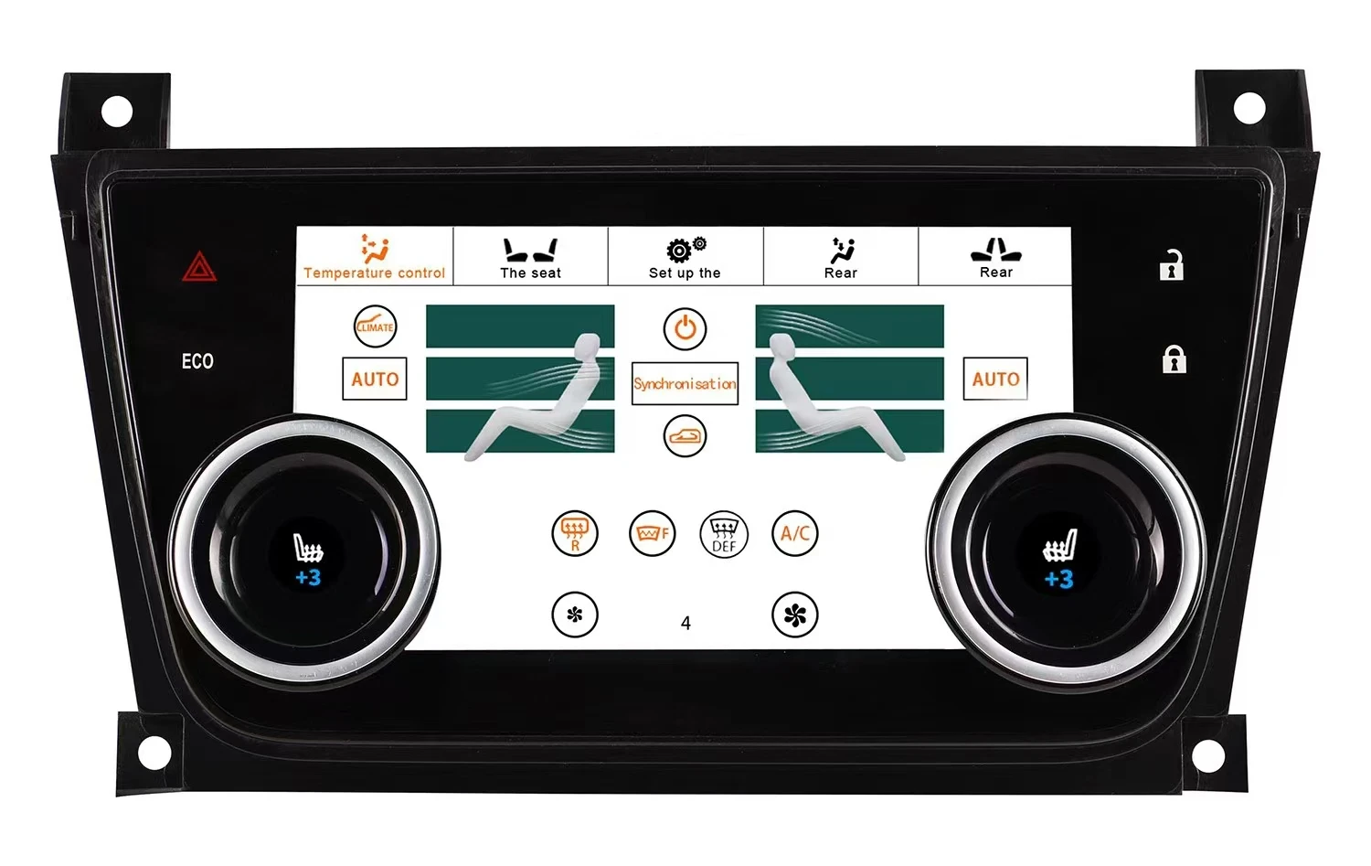 AC Panel For Jaguar XJ XJL 2009 2010 2011 2012 2013 2014 2015 2016 2017 2018 Air Conditioner Climate Control Touch LCD Screen