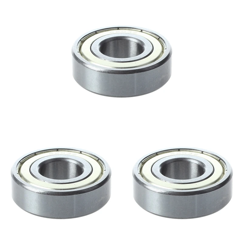 

3X 6203Z Deep Groove Double Metal Metric Ball Bearing 17 X 40 X 12Mm