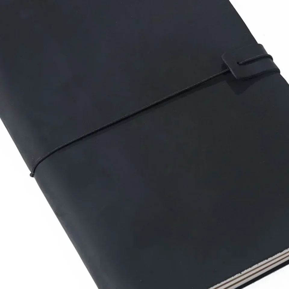 Moterm Hot Sale 100% Genuine Leather Notebook Handmade Vintage Cowhide Diary Journal Sketchbook Planner TN Travel Notebook Cover, image 12