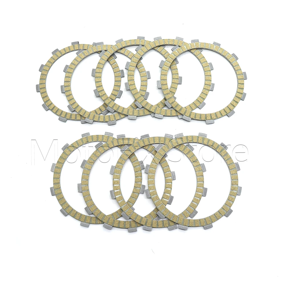 Motorcycle Clutch Plates Friction Disc For Kawasaki ZG1000 1000GTR Concours ZG1200 Voyager ZX1000 ZX-10 GPZ1000RX ZR1200 ZRX1200