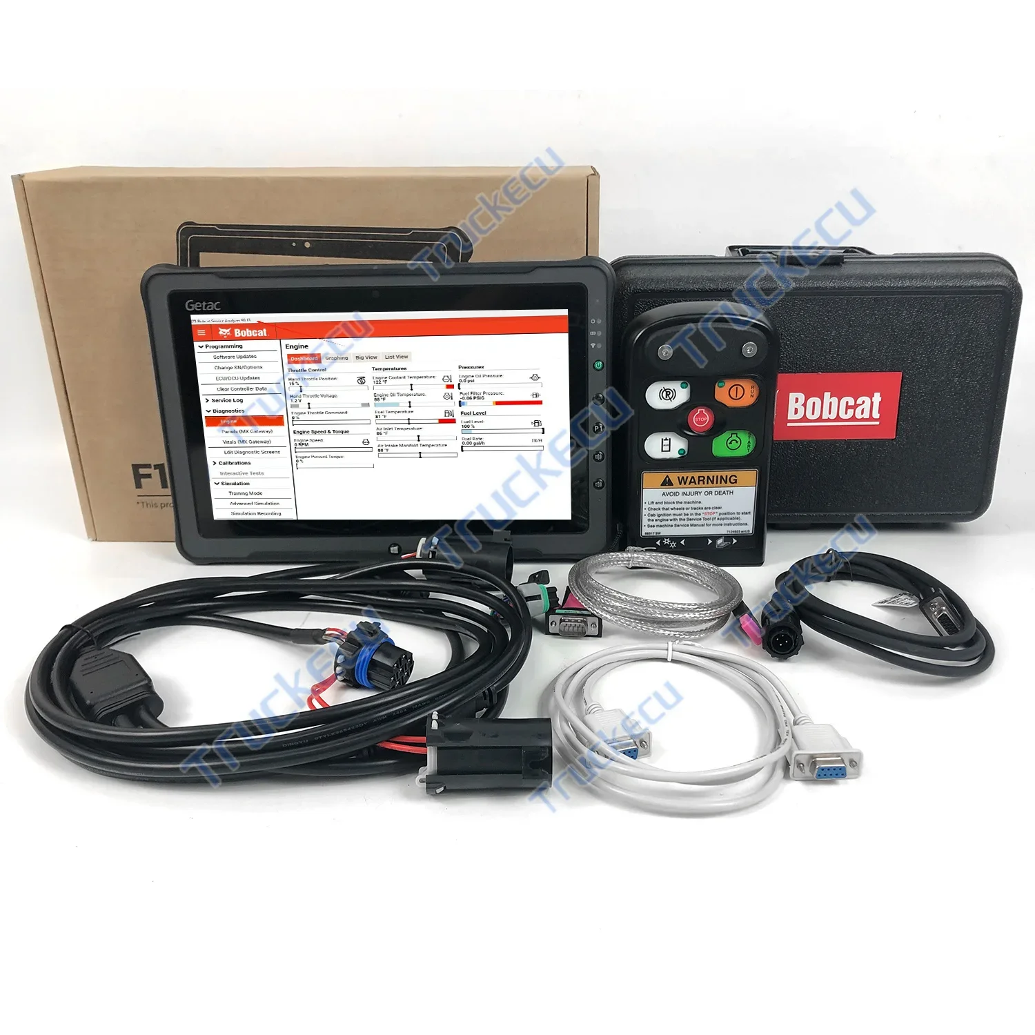 F110 tablet ANALYZER Hout Schranklader Graafmachine Voor BOBCAT DIAGNOSTISCHE KIT (RST) Voor BOBCAT Analyzer SERVICE