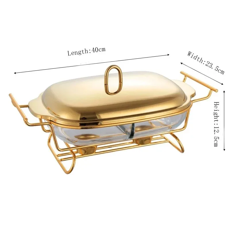 Luxury Food Warmer Buffet-Style Food Heating And Alcohol-Fueled Stoves For Buffet Service Home Catering Events