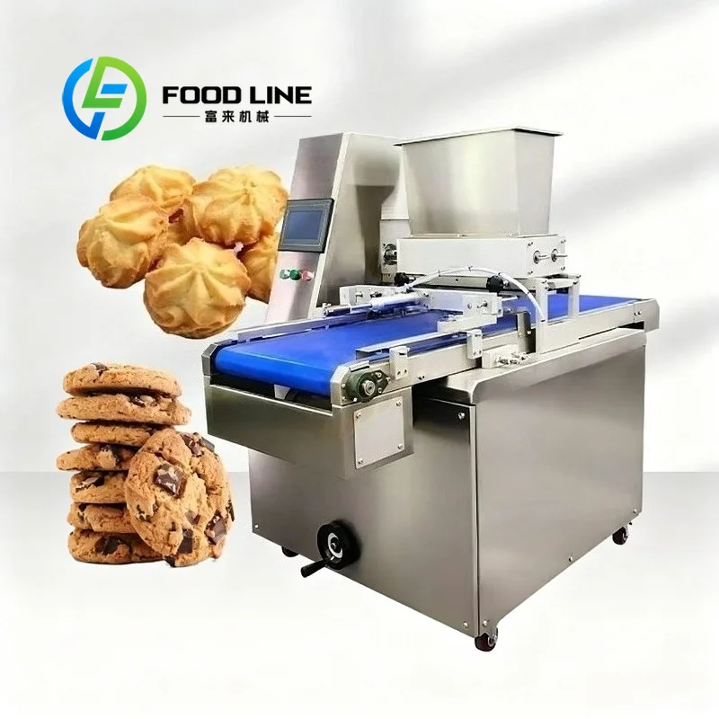 Cookie Making Machine Overload Auto Stop Protection Avoids Motor Damage Caused By Excess Hard Dough Blockage Inside Hopper