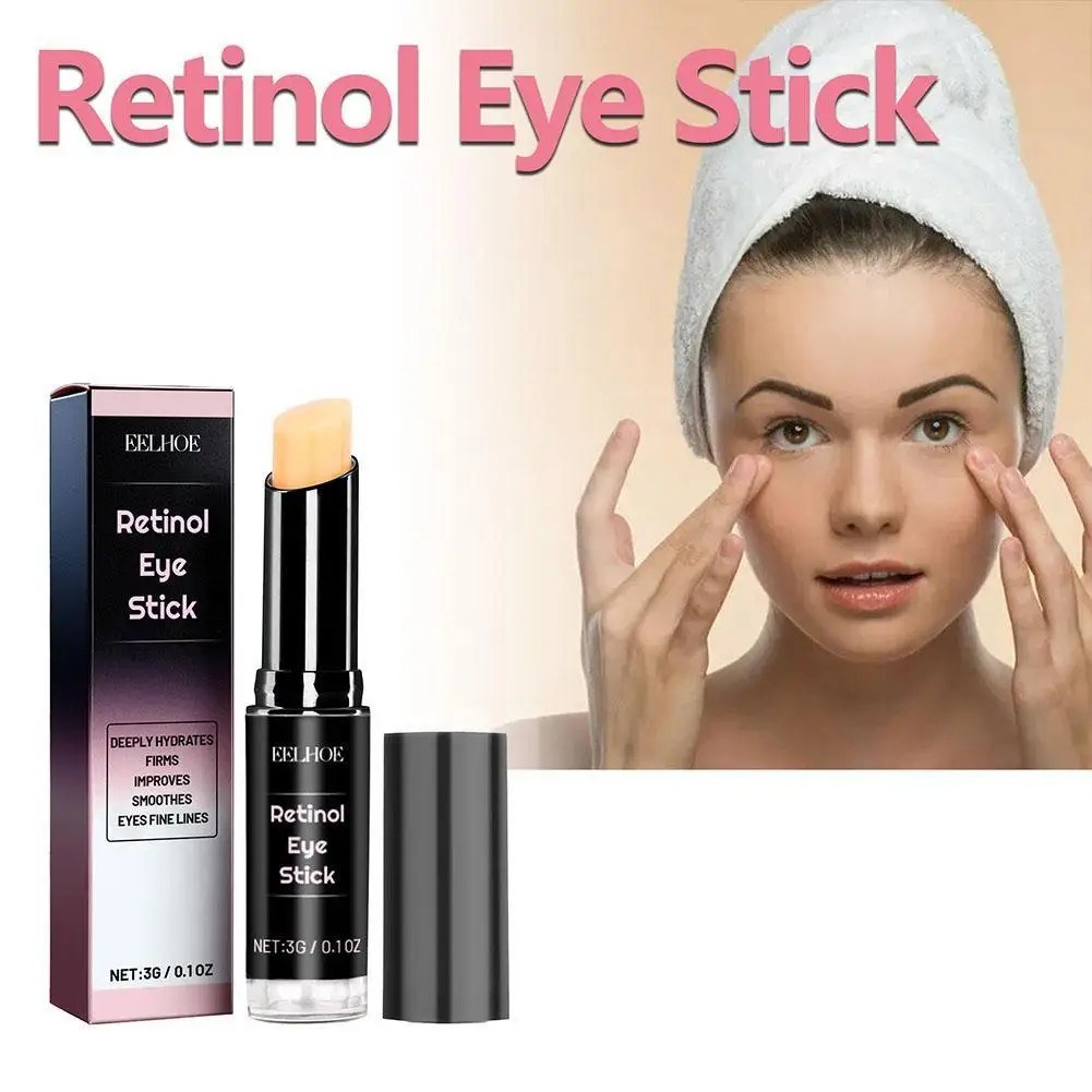 

1pcs Retinol Anti-wrinkle Eye Cream Anti Puffiness Remove Stick Line Skin Bags Fine Eye Moisturizing Circles Dark Fade Whitening