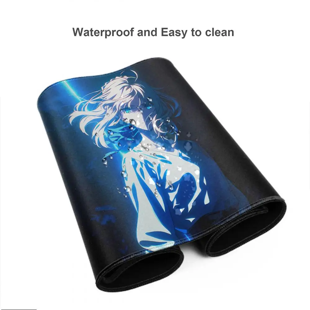 Mousepad Anime Fate Saber Alter Keyboard Pad Mat Laptop Office Carpe Accessory XL Computer PC Gaming Mouse Pads Large Gamer Mats
