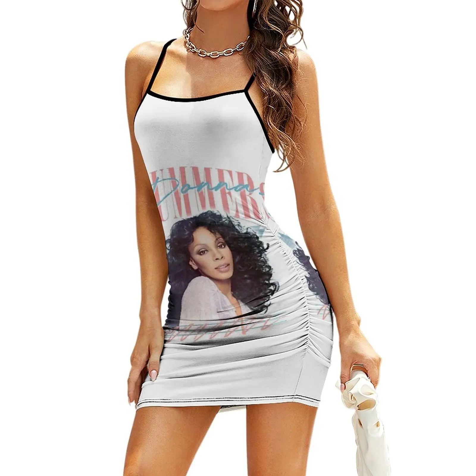 

Donna Summer Sling Dress women clothes evening dresses ladies Bride dresses