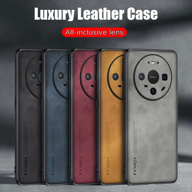 Fall für Huawei Mate 80 Pro 80 70 Schützen Objektiv Lammfell Leder Shell Coque Mate 70Pro 60 Abdeckung TPU Weiche Stoßstange stoßfest Funda
