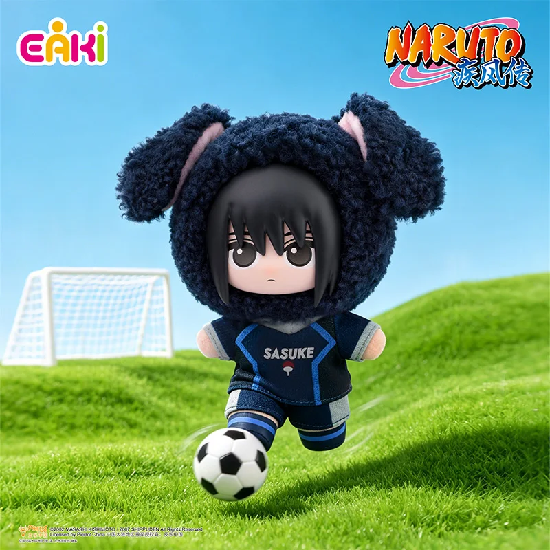 New 2026 Officially Licensed Eaki Naruto Shippuden Football Battle Plush Charm Blind Box Holiday Surprise Gift view 3