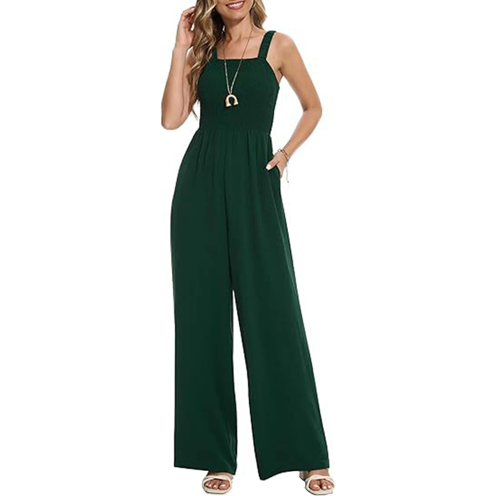 

Комбинезон женский с принтом, стильный комбинезон без рукавов, с завышенной талией, с принтом, с перекрестной спинкой, для вечеринок