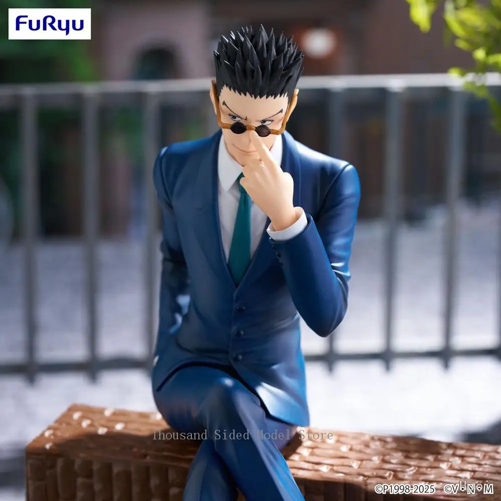 IN Stock Original FuRyu Noodle Stopper Figure Hunter x Hunter Leorio PaladiKnight Action Figure Collectible Toys 17Cm Model Gift