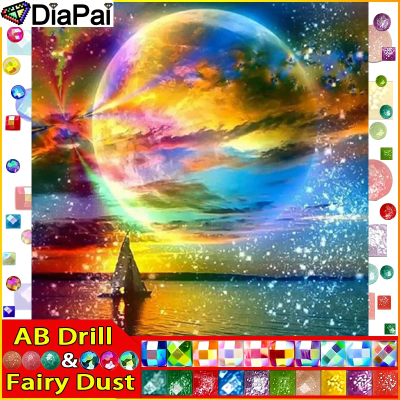 DIAPAI Fairy Dust AB Full Diamond Embroidery 