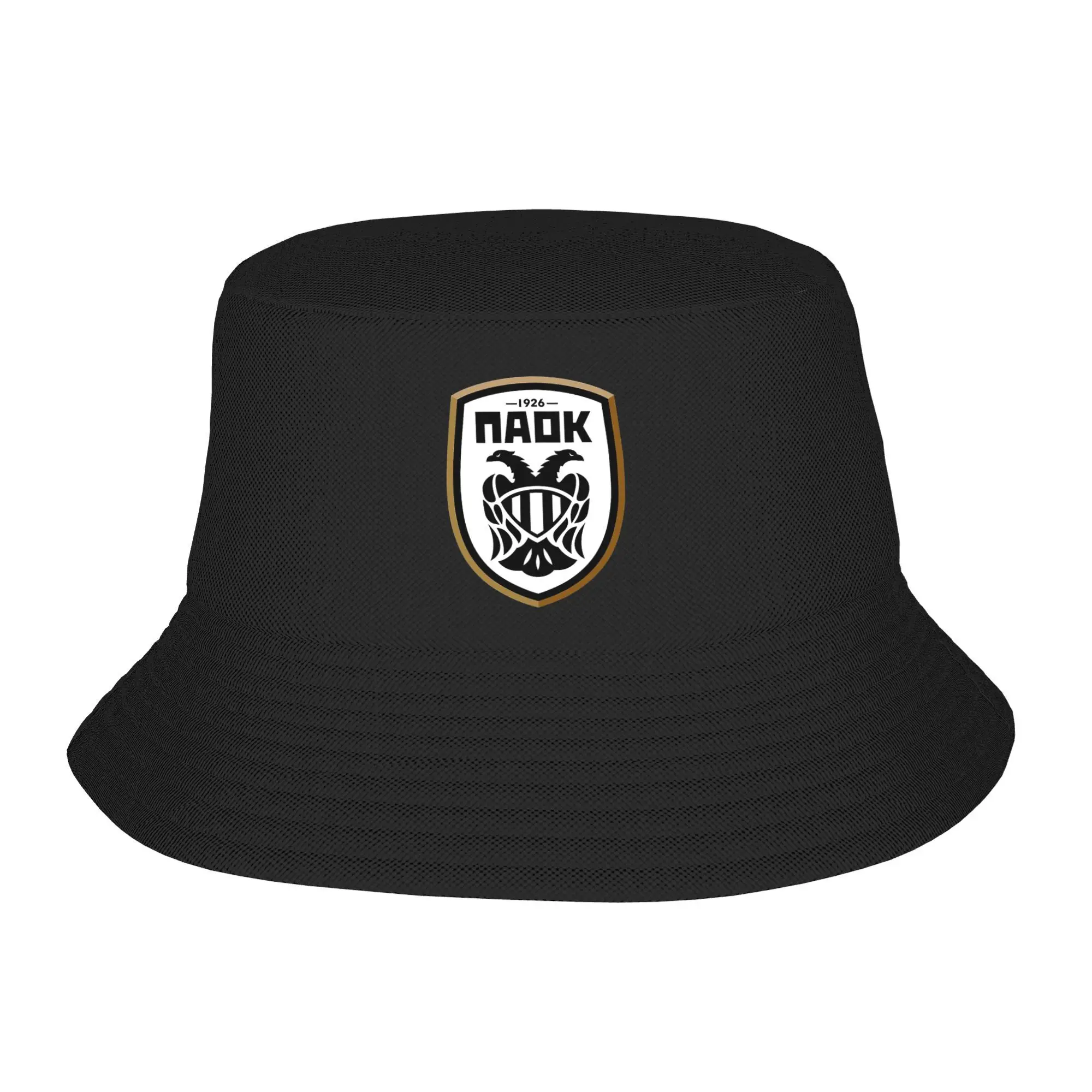 

PAOK Greek Football Sports Fans from Thessaloniki Bucket Hat Panama Bob Hats Outdoor For Summer Beach Fishing Fisherman Caps