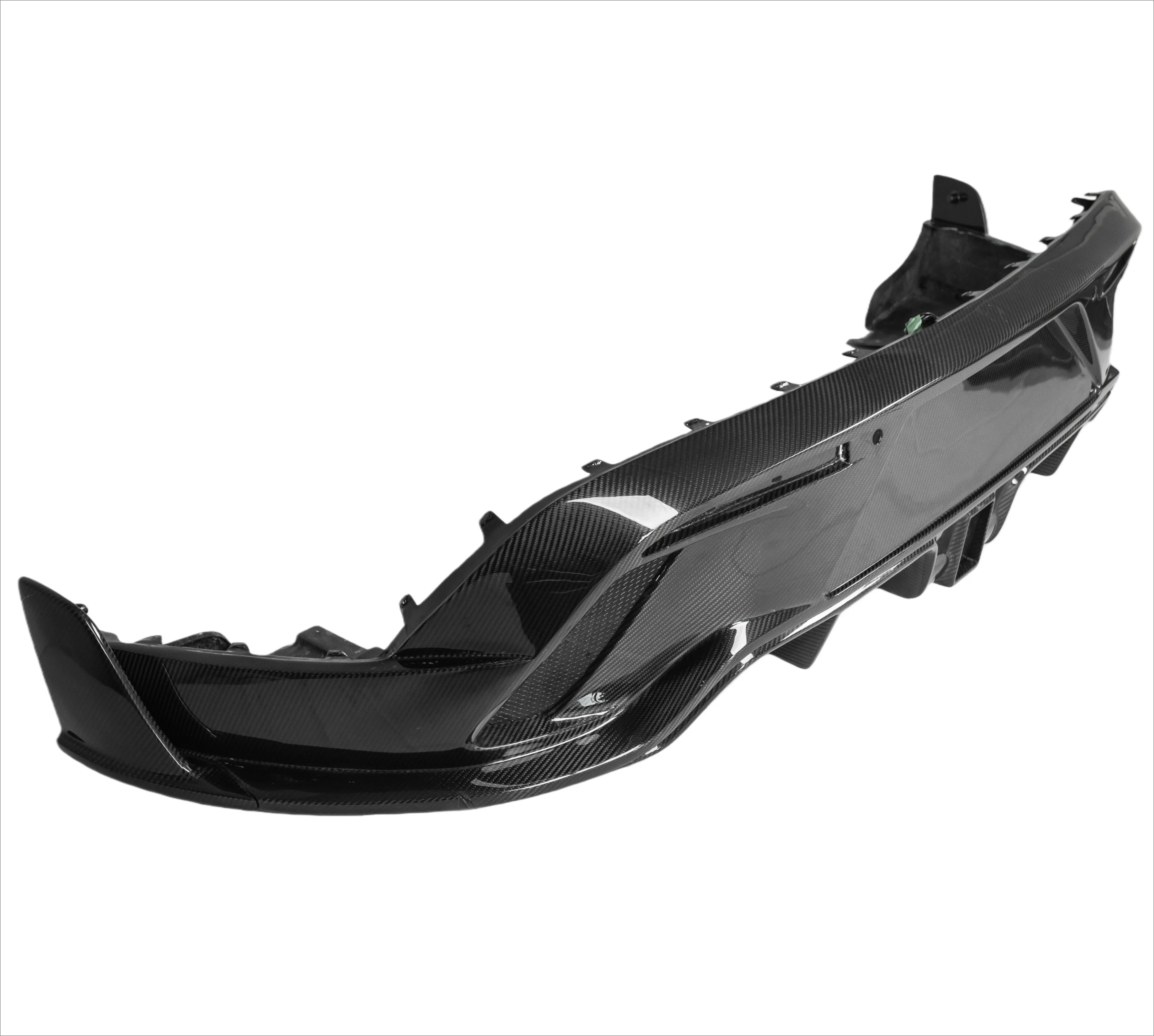 MSY Taycan Dry Carbon Fiber Ghost Aero Body Kit Rear Diffuser  for Taycan