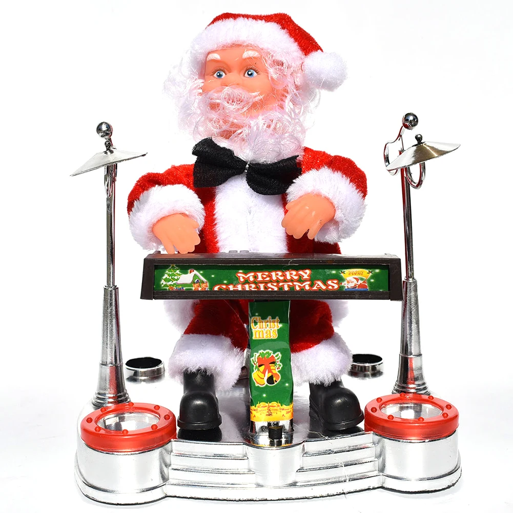 Engaging Electric Santa Claus Toy Realistic Design Singing and Dancing Features Easy Operation Perfect for Christmas Joy