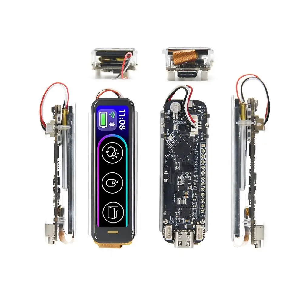 ESP32-S3R8 Development Board 2.25 Inch IPS RGB LCD BHI260AP IMU Sensor 16MB Flash 8MB PSRAM Wi-Fi BT 5 Buzzer IoT Display Module