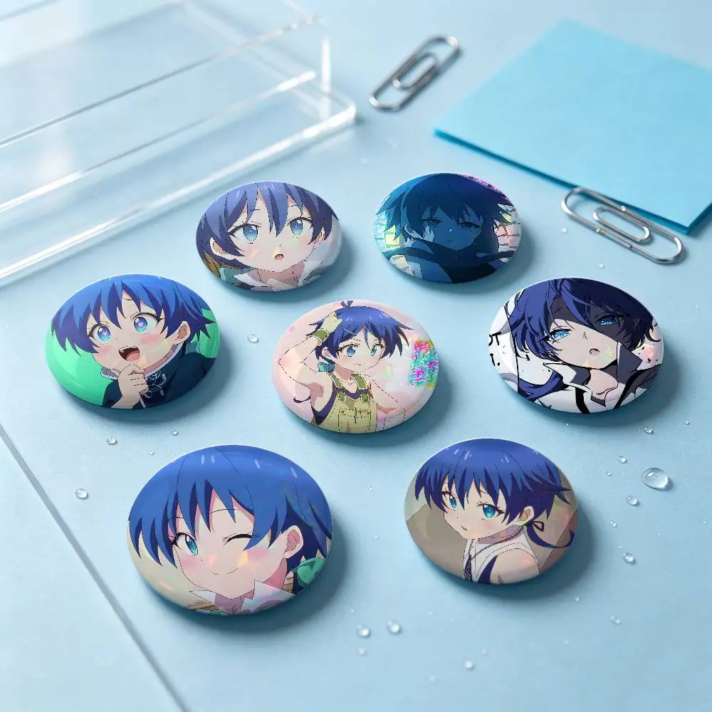 Lloyd De Saloum Anime Figure Badges Button Round Creative Pin Brooch Badge Bag Decor Accessories Fans Collect Friends Gifts