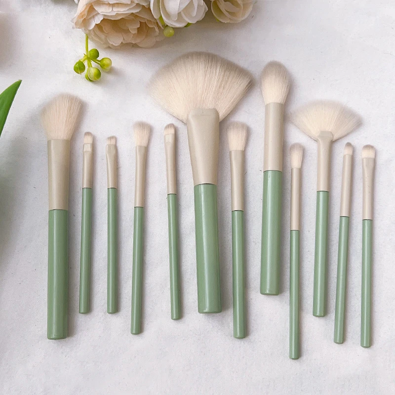 9/10/12Pc Soft Fluffy Makeup Brush Set Eye Shadow Foundation Brush Concealer Blush Blending Powder Cosmetic Brushes Make Up Tool