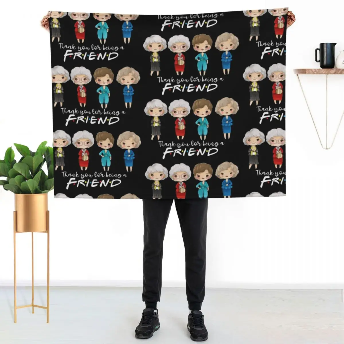 thanks you for being a friend-golden girls Throw Blanket Blankets For Bed Luxury Thicken Hairy Quilt Hairys Blankets